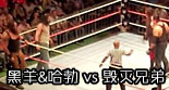 <b>毁灭兄弟 vs 黑羊&哈勃《WWE墨西哥美利达的巡演》</b>